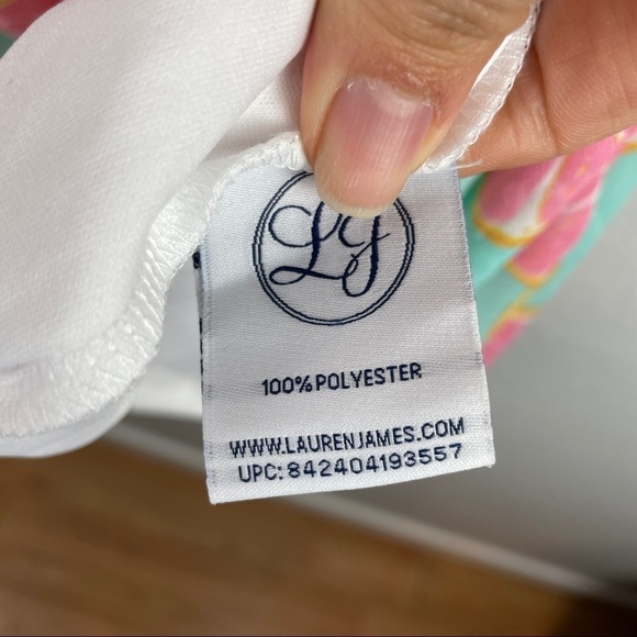 Lauren James Lola Main Squeeze Grapefruit Printed Swing Mini Dress Size Small‎ - Picture 3 of 8